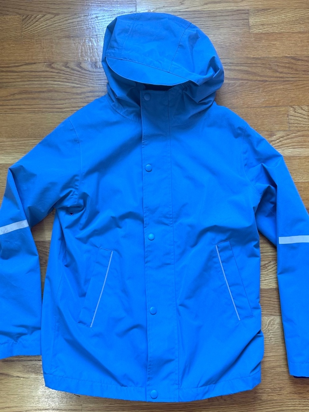 Mini Boden Blue Girls Boys Unisex Fall Light Rain Jacket Sz 11-12 Years